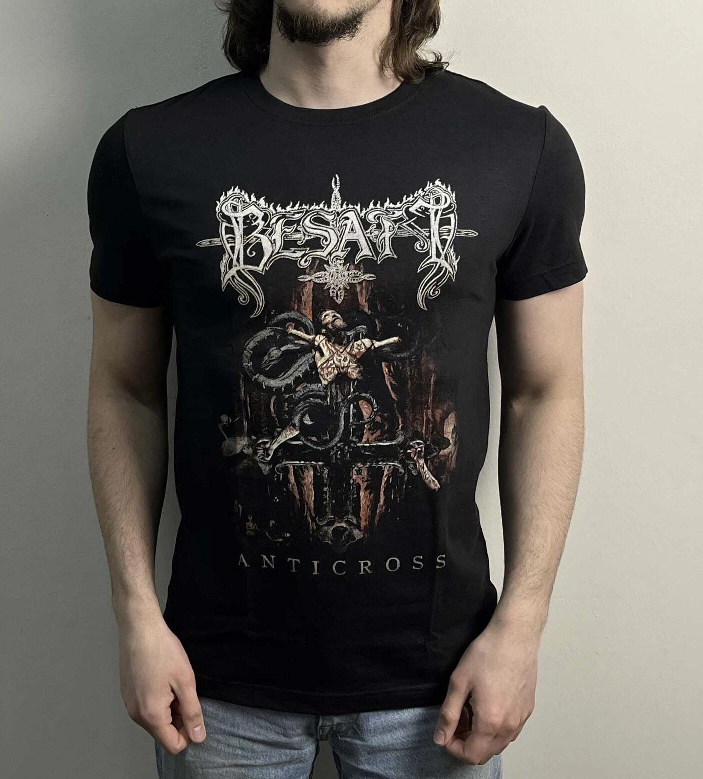 

Besatt - Anticross T-Shirt Black Official merch mayhem dark throne emperor 2XL