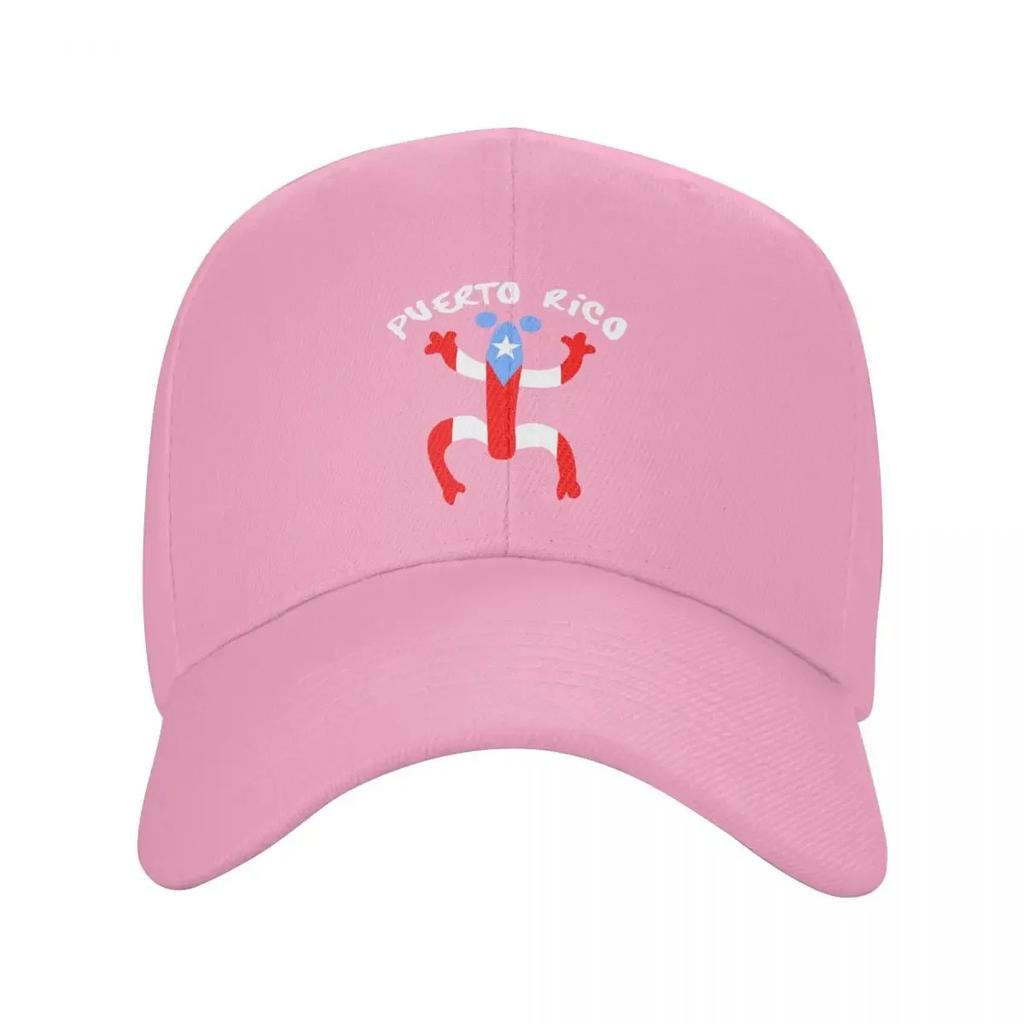 Personalized Puerto Rico Taino Coqui Boricua Flag Baseball Cap Sports Unisex Womens Adjustable Dad Hat Summer Snapback Hats