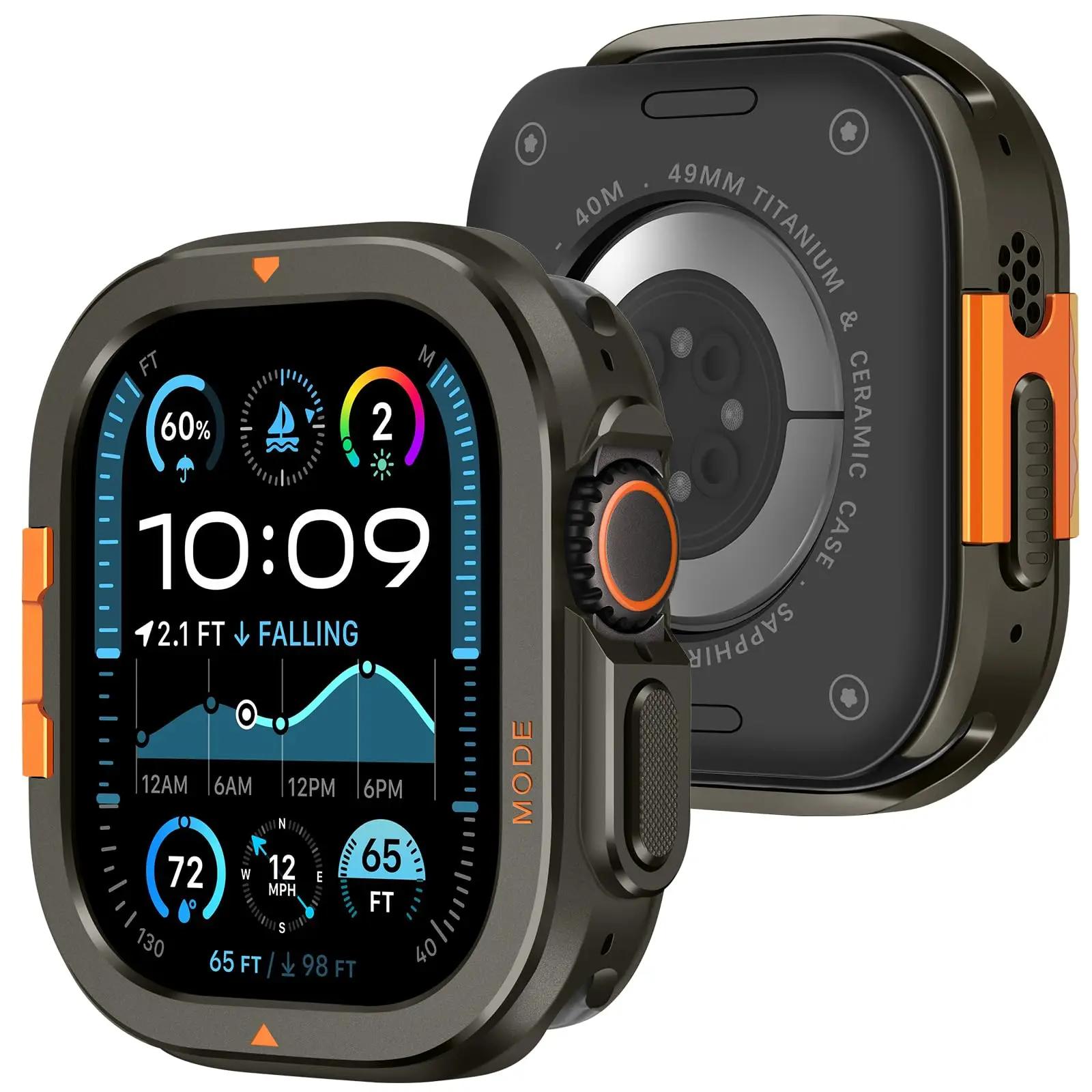 Luksusa alumīnija metāla korpuss Apple Watch