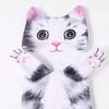 Cat Shape Hand Towel Soft Absorbent Hand Towel Hanging Cute Kitten Towel