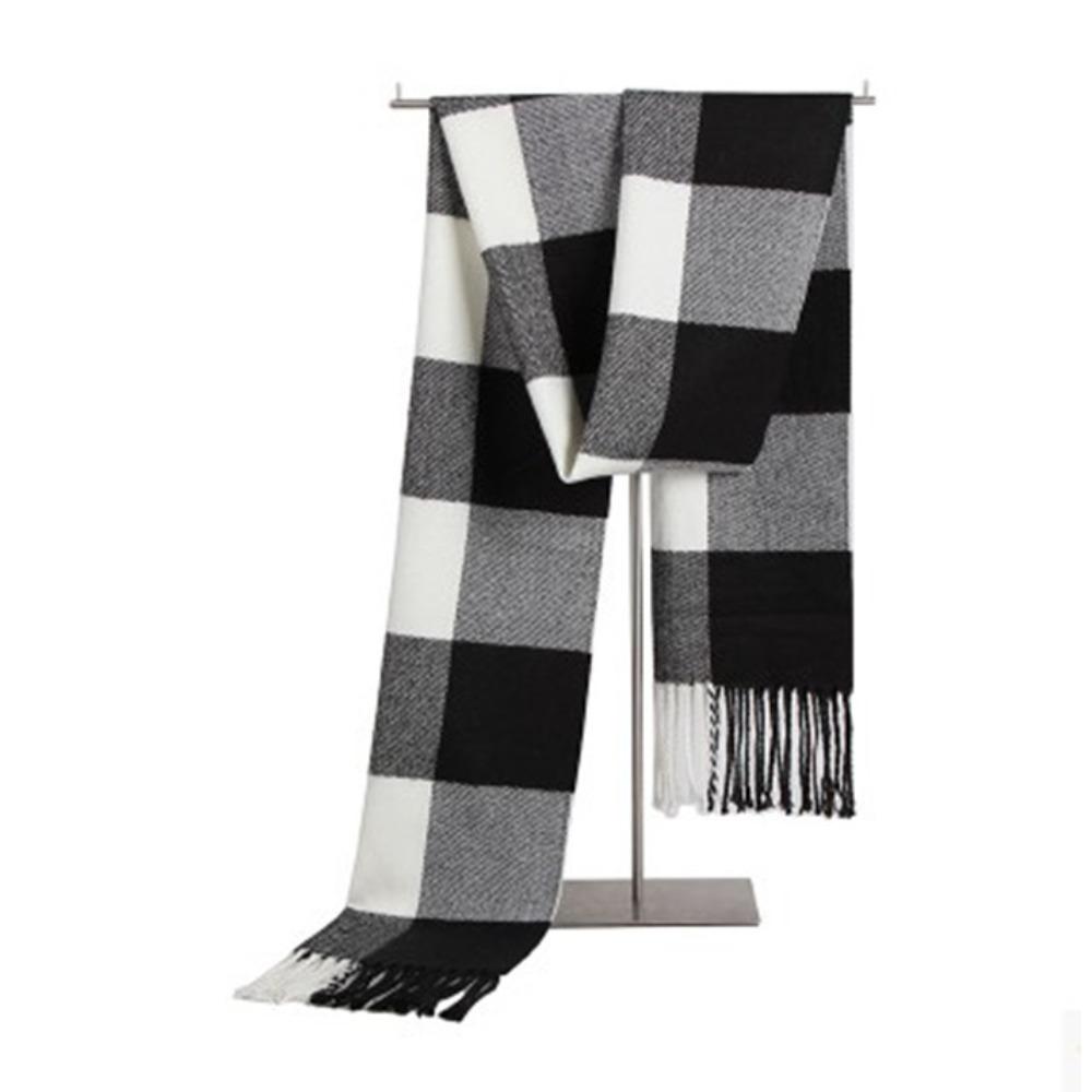 Winterschal Herrenschal Supermarktgeschenke, Dicker Schal, Echter Britischer Plaid-Thermoschal Plaid-Umfang