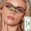 Waterproof Four-Leaf Clover Face Tattoo Stickers for St. Patrick's Day Festival