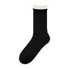 Breathable Long Pile Stocking Cotton Double Ribbed Socks Fashion Mid-tube Socks