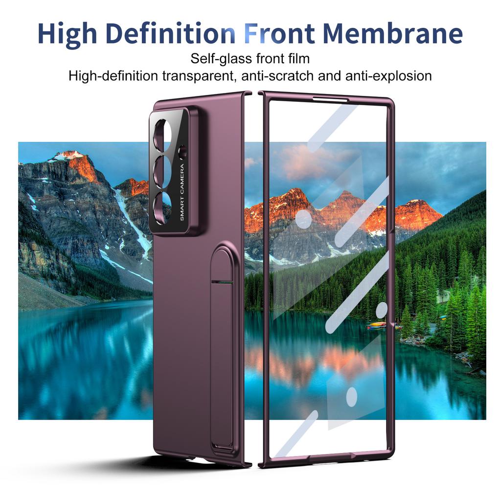 Suitable for Samsung ZFold8Ultra Folding Phone Case, Full Cover with Integrated Screen Protector, Fold7 Stand, Anti-drop Case