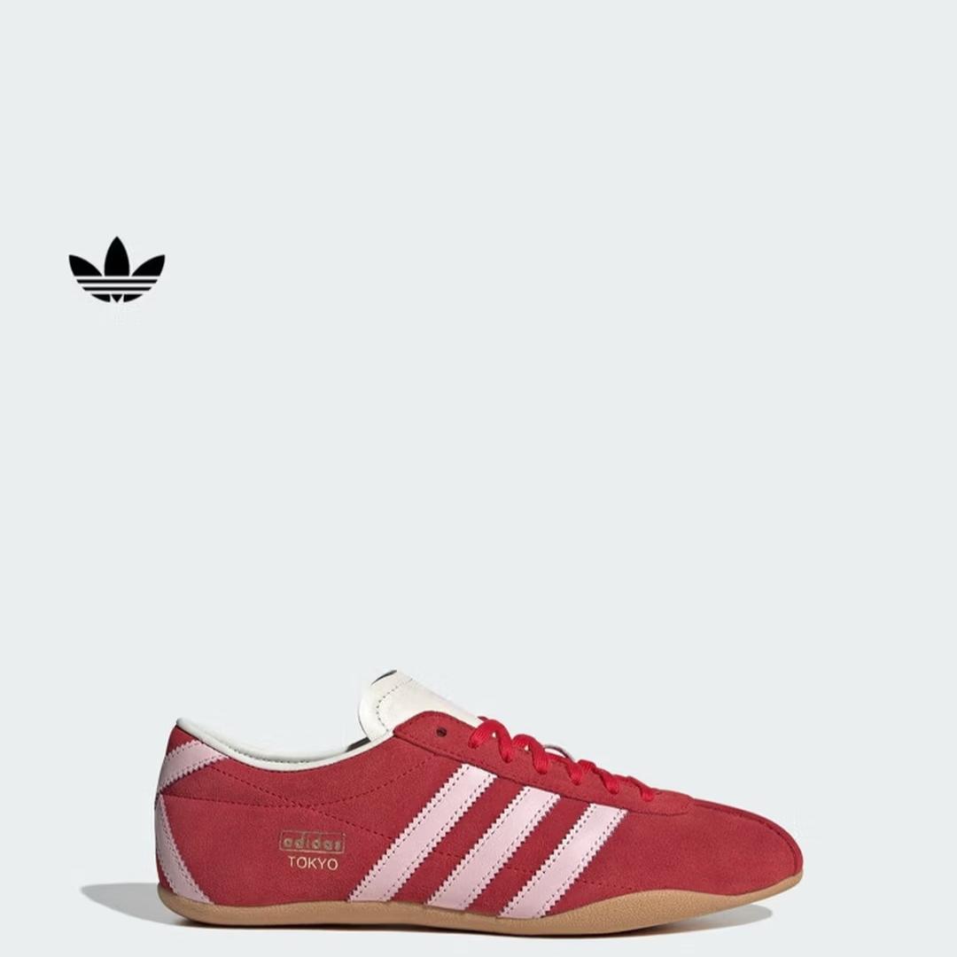 

Adidas TOKYO W Классические кроссовки - Ретро Низкие Спортивные Туфли - Женские - Дизайн Adidas Трилистник JQ7109 35.5 красный