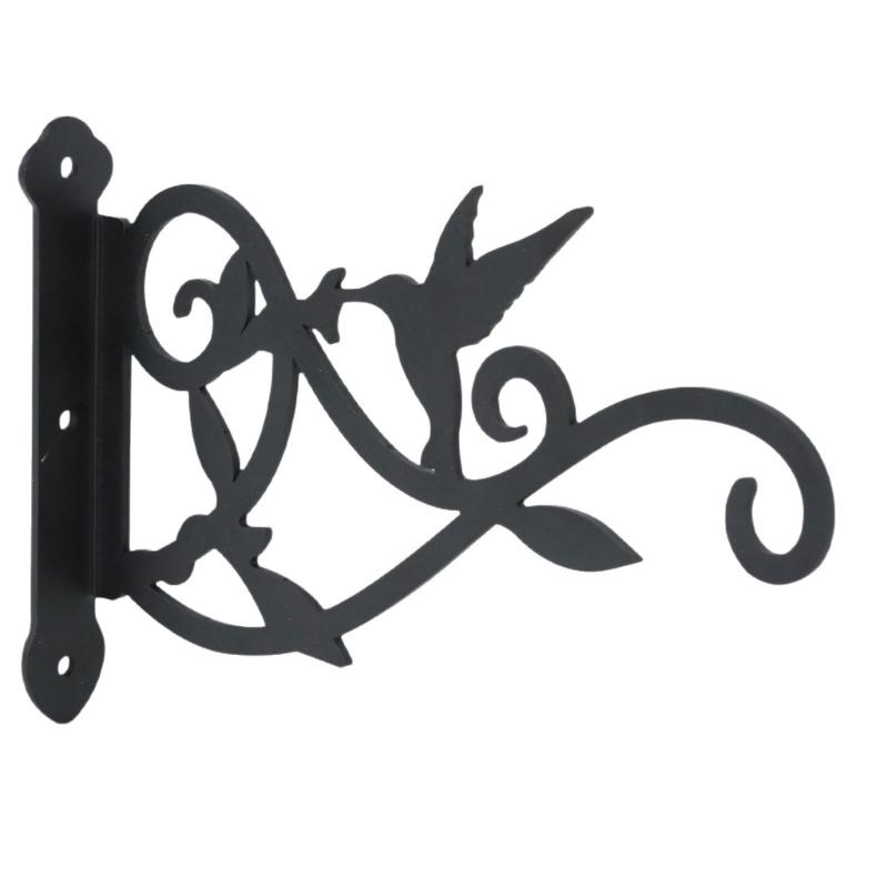 Decorative European Styles Metal Wall Hook With Bird Designs For Lanterns And Flower Pots