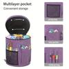 Large Capacity Yarn Storage Bag Front Pocket with Shoulder Strap Crochet Bag Multi-Pocket DIY Design