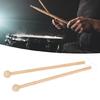 Double Side Drumsticks Ergonomic Handle Drum Sticks Wood and Felt Texture Suitable for Stage Performances and Practice