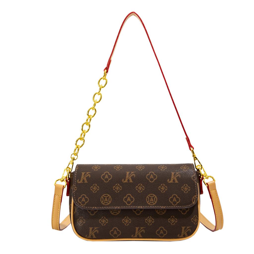 Monica Qiqi Women's Bag 2025 New High-end Fashion Versatile Retro Underarm Bag One Shoulder Crossbody Handbag