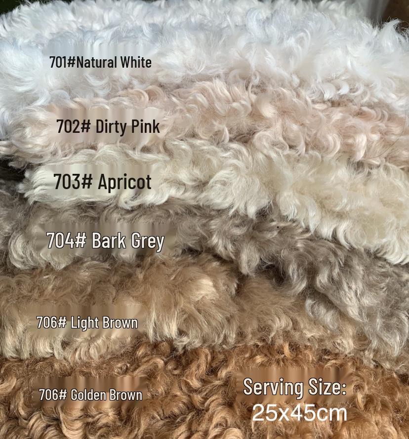 

Handmade DIY Large Fluffy Teddy Bear Plush Doll with 2.5cm Domestic Mohair Fur