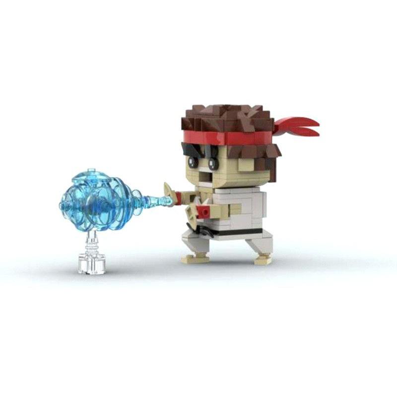 Small Brick Building Blocks Street Fighter Game Series Assembly Set Toys