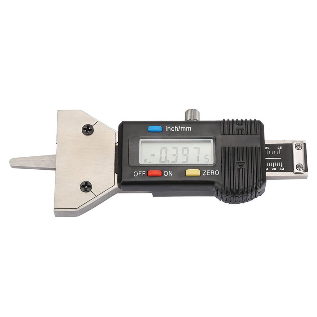 Reifenerkennung 0‑25mm LCD Digitaler Reifenprofiltiefenmesser 0.01mm Profilprüfung Messwerkzeug