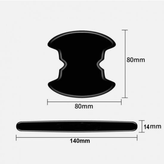 Car Door Handle Bowl Anti-Scratch Protective Film Sticker Car Interior Accessory