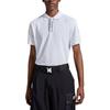 Moncler SS24 Knitted Collar Logo Pattern Short Sleeve Polo Shirt Men Polo Shirts Optical-White J10918A0000289A16002