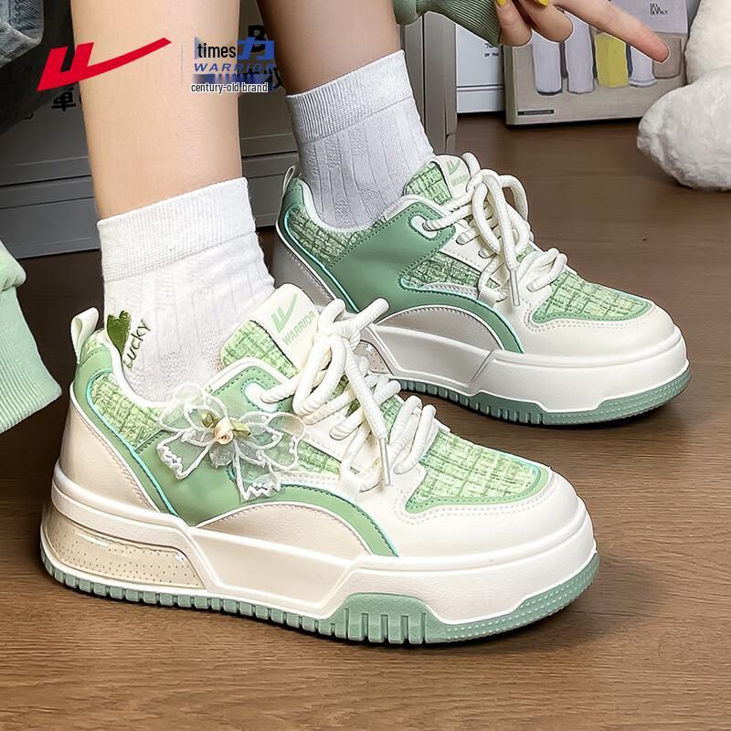 

Warrior 2025 Korean Style Platform Casual Sneakers WXY-N121L 36