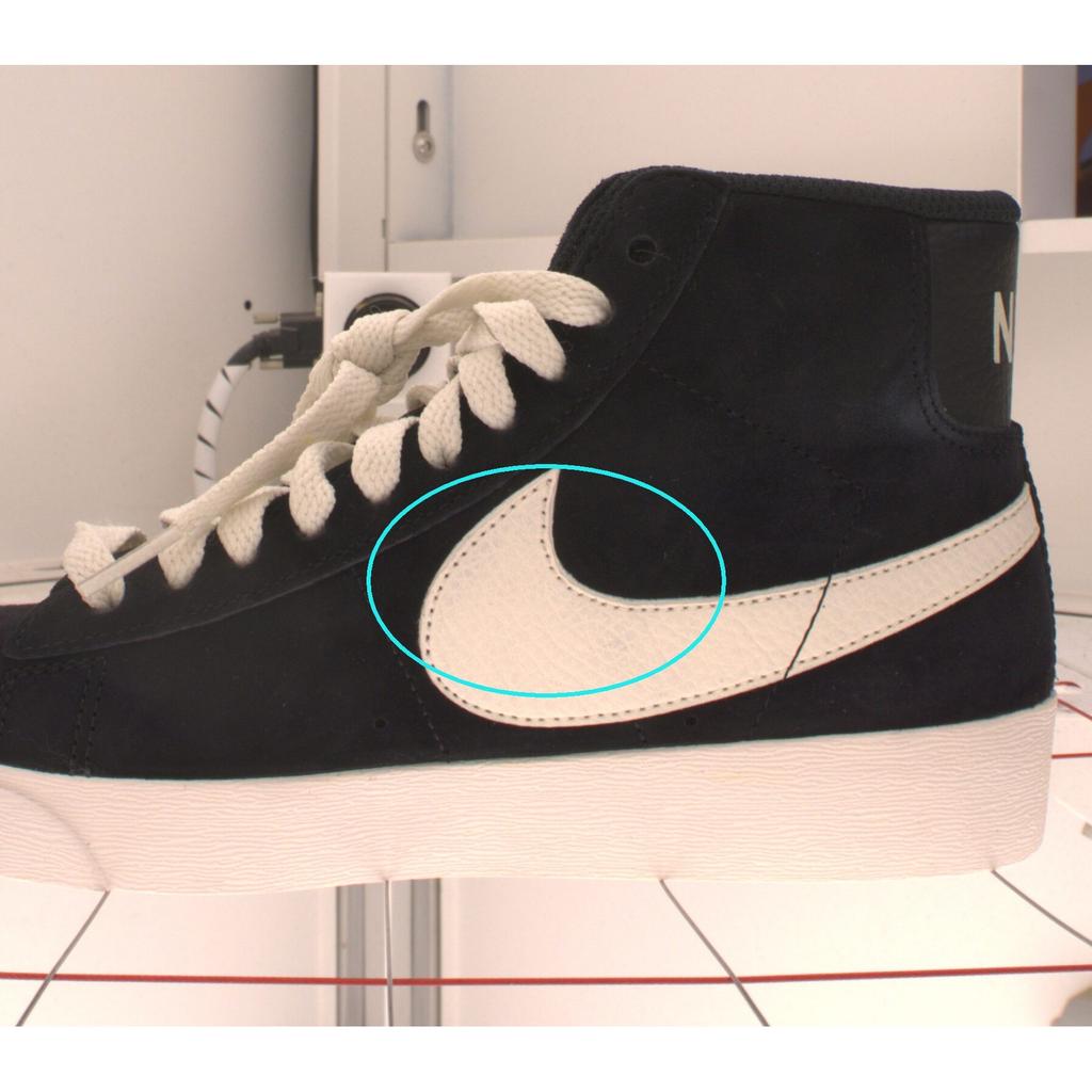 Pre-owned Nike Blazer Black Suede AV9376-001-P26103663735450