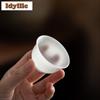 2 Stück/Los Eiskristall-Jadeteetasse Antike Teeschale Probier-Teetasse Verkostungs-Geruchstasse Jianzhan Meistertassen Geschirrkollektion 35ml