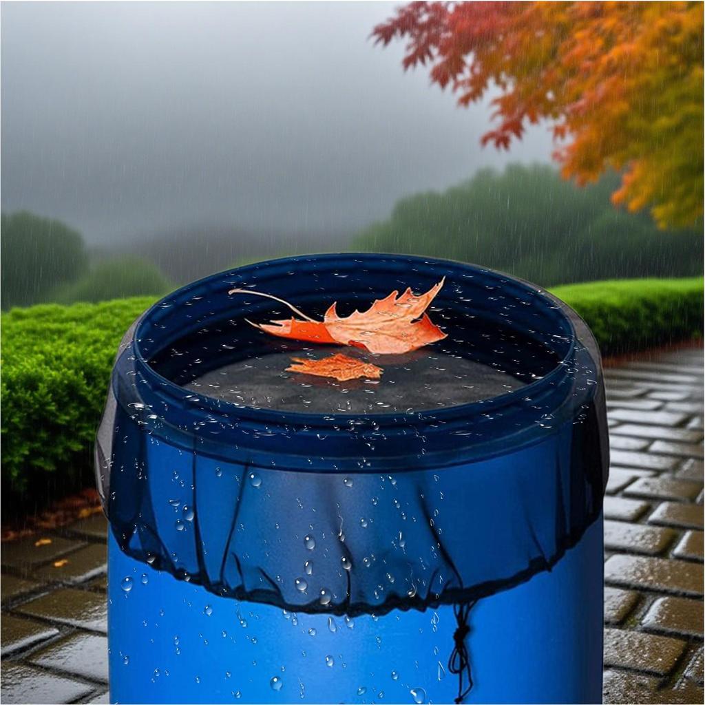 Mesh Cover Netting for Rain Barrels Water Collection Buckets Tank Raindrop Harvesting Tool Anti-Mosquito Water Protection