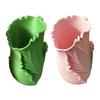 Storage Ornament Large-Capacity Desktop Organizer with 3D Printed Leaf Design Home Office Storage Holder Home Decor