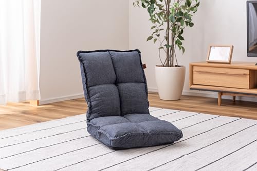 Azumaya-kk RKC-173DM Recliner, Denim, 38cm Wide x 43-52cm Deep x 47-23cm High