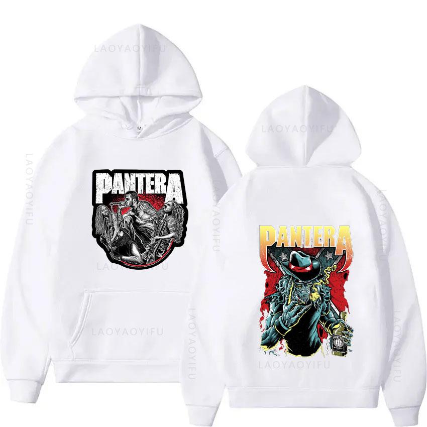 Pantera Heavy Metal Band Thema Herrenbekleidung Y2k Hoodie Kapuzenpullover Kapuzen-Shirt Neue Hoodies und Sweatshirts Herbst & Basics
