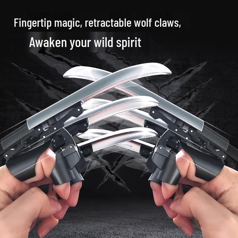 Foldable Wolverine Ejecting Claws - Creative Telescopic Finger Toys