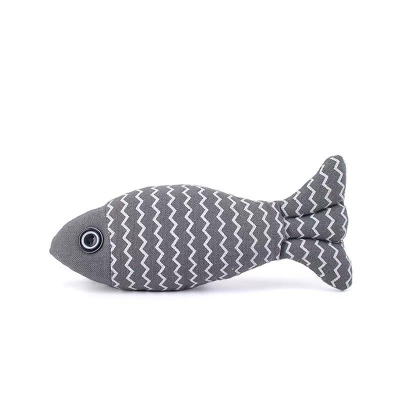 Catnip Fish Toy -Resistant Teeth Cleaning Toy for Cats Kittens