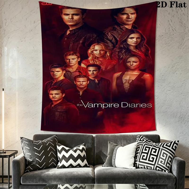 Vampire Diaries Meets Originals Threepiece Set 1 Duvet Cover 2 Pillowcase Without Core Soft And Comfortable Christmas Birthday Gift