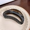12cm Stylish Retro Hollow Moon Hair Clip For Sophisticated Everyday Looks