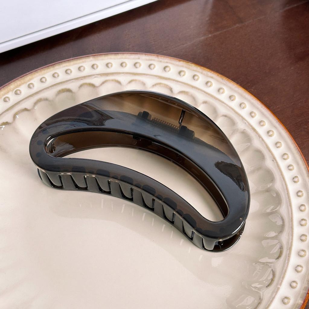 12cm Stylish Retro Hollow Moon Hair Clip For Sophisticated Everyday Looks
