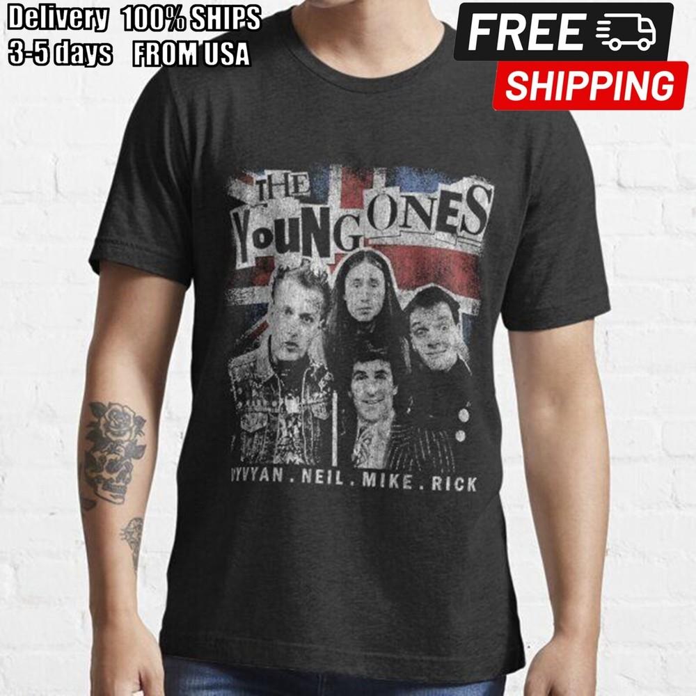 The Young Ones, Vyvyan bastard, comedy Essential T-Shirt Unisex T-Shirt S