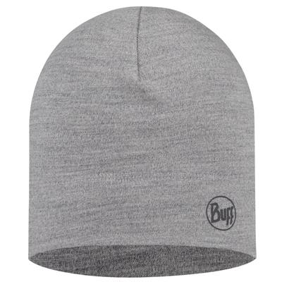 BUFF Gorro Merino Midweight Hat, unissex cinza