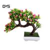 Blooming Bouquet Artificial Flower Tree Pot Bonsai Stage Garden Wedding Party Balcony Decor