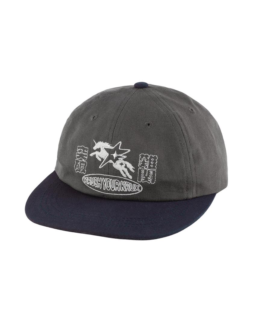 Keuleogsi Unicorn Star Two-Tone Ball Cap - Navy/Charcoal