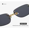 Small Metal Sunglasses Vintage Oval Frame UV400 Luxury Brand Design for Women Men Mirror Sun Glasses Gafas De Sol
