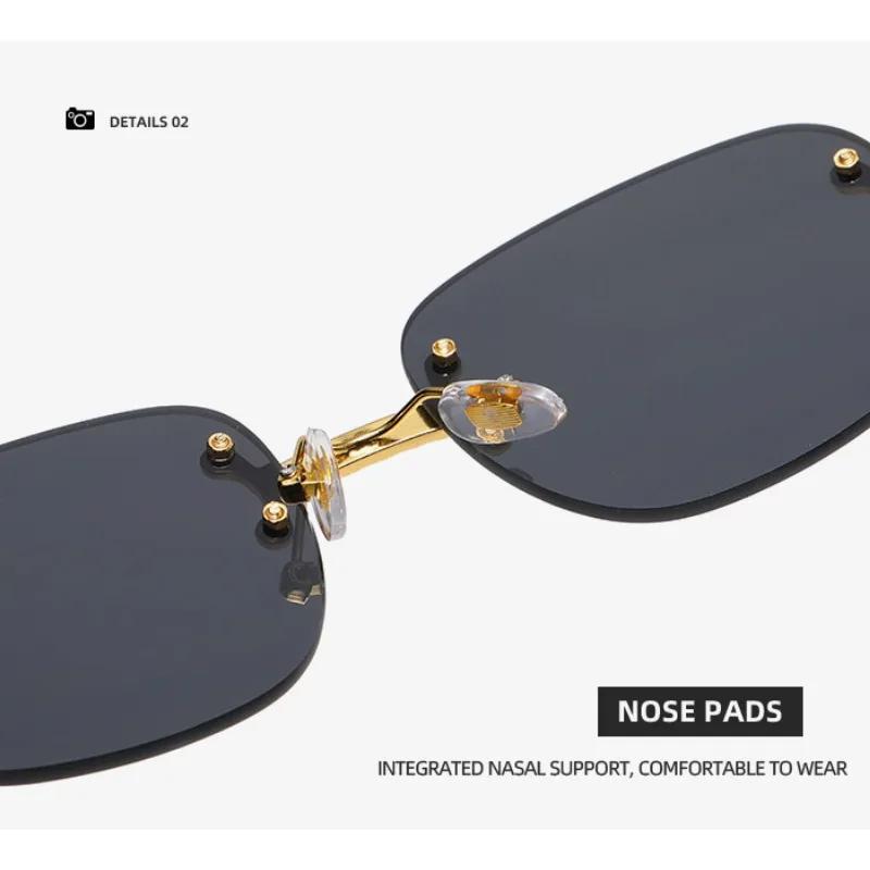 Small Metal Sunglasses Vintage Oval Frame UV400 Luxury Brand Design for Women Men Mirror Sun Glasses Gafas De Sol