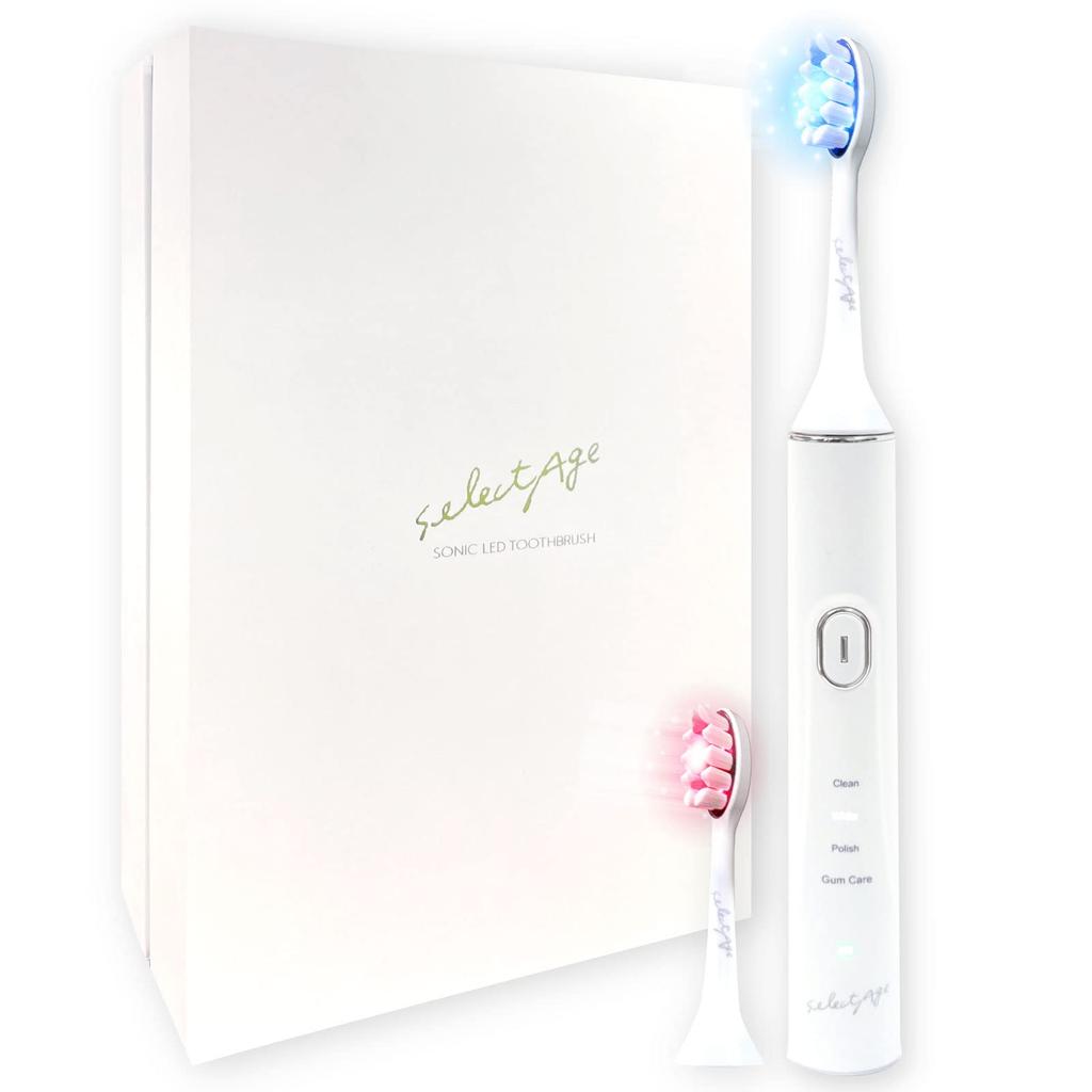 Multifunkční elektrický sonický zubní kartáček Inteligentní sonický elektrický zubní kartáček [SelectAge]