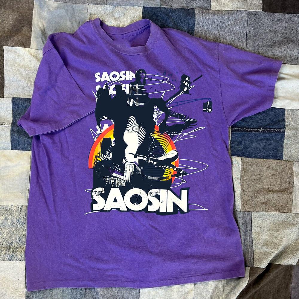 

Saosin Band For Fans Cotton Purple Full Size Unisex Classic Shirt GC2150 Unisex T-Shirt XXXXL
