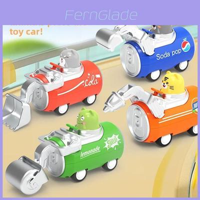 Cartoon-Monster-Pull-Back-Spielzeugauto mit Trägheitstechnik-Design für Kleinkinder und Kinder
