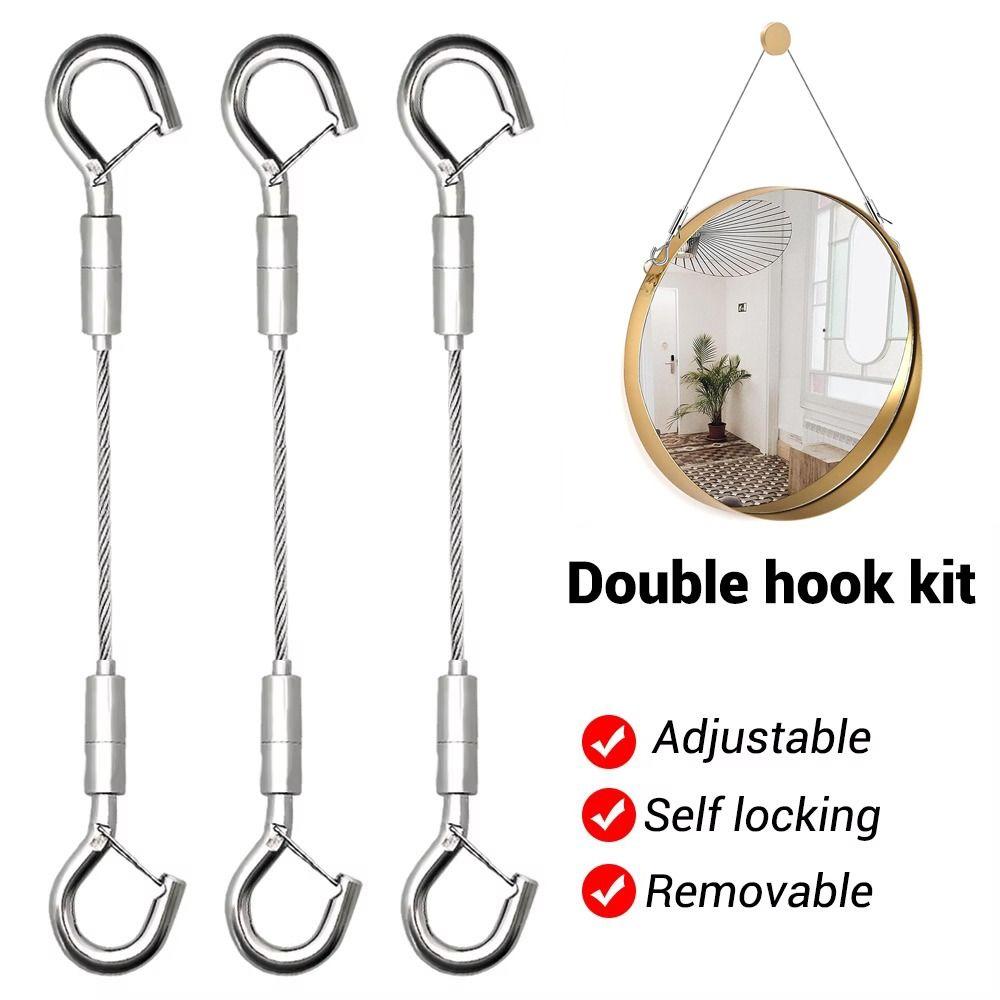 Stainless Steel Suspension Lanyard Adjustable Hanging Rope New Wire Rope