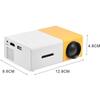 Mini Portable LED Home Cinema Projector HD 1080P HDMI AV USB Memory Card - CUQUE