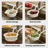 Space Efficient Sink Mounted Drying Rack ABS Plastic Easy Installation Hanging Organizers Vegetable Strainer Basket