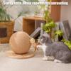 Cat Scratcher Ball Scratching Sisal Puzzle Play Interactive Cat Play Exerciser With Feathers For Play Hunting Climbing Scratcher