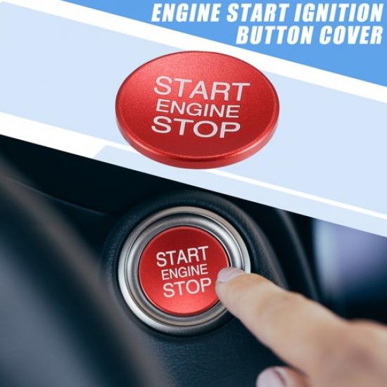 Start Stop Ignition Button Cover Sticker for Alfa Romeo Giulia Stelvio 2017-21