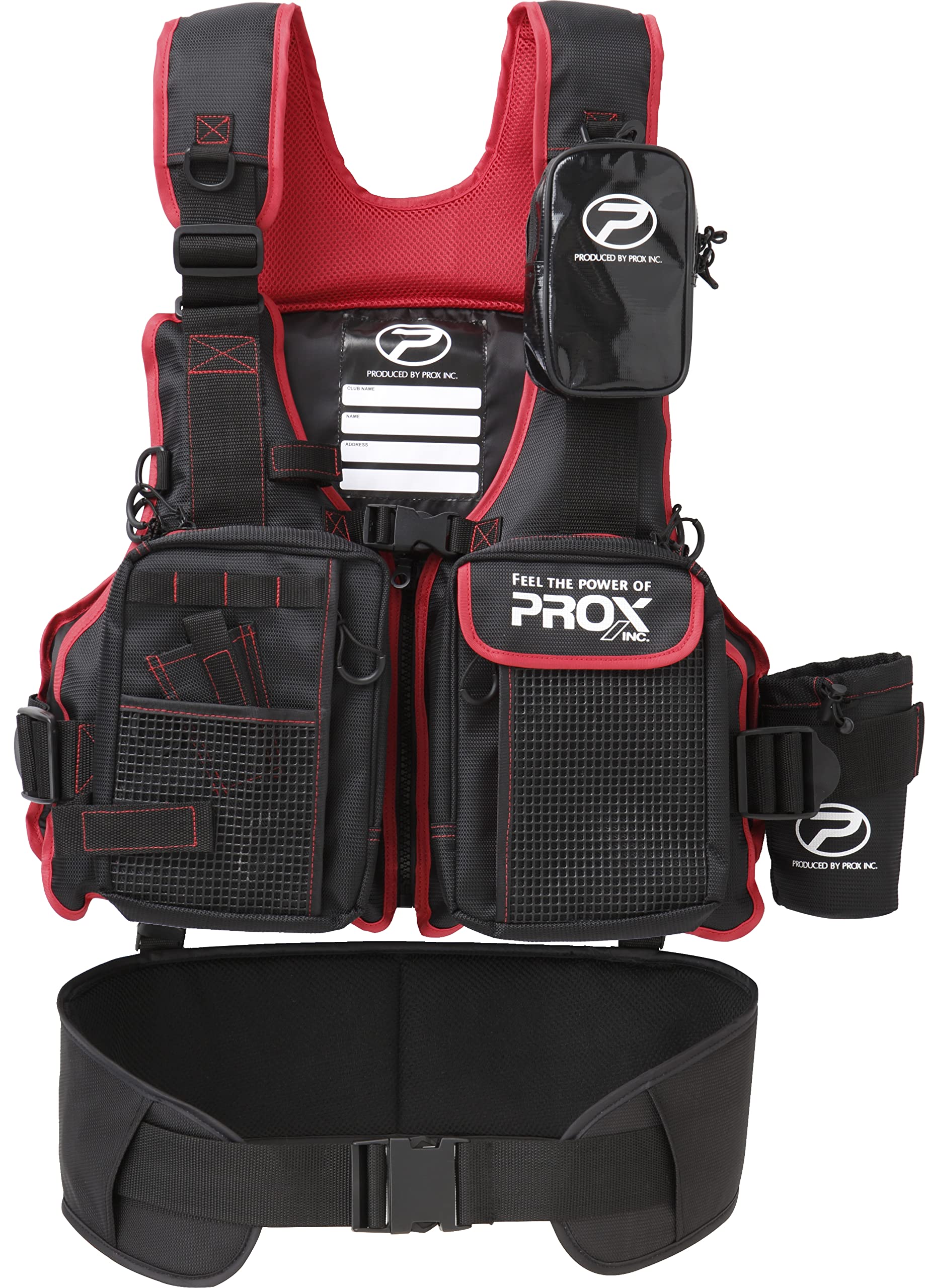 

Prox Floating Game Vest PX399SPKR Black x Red Adult Free Size (with supporter)