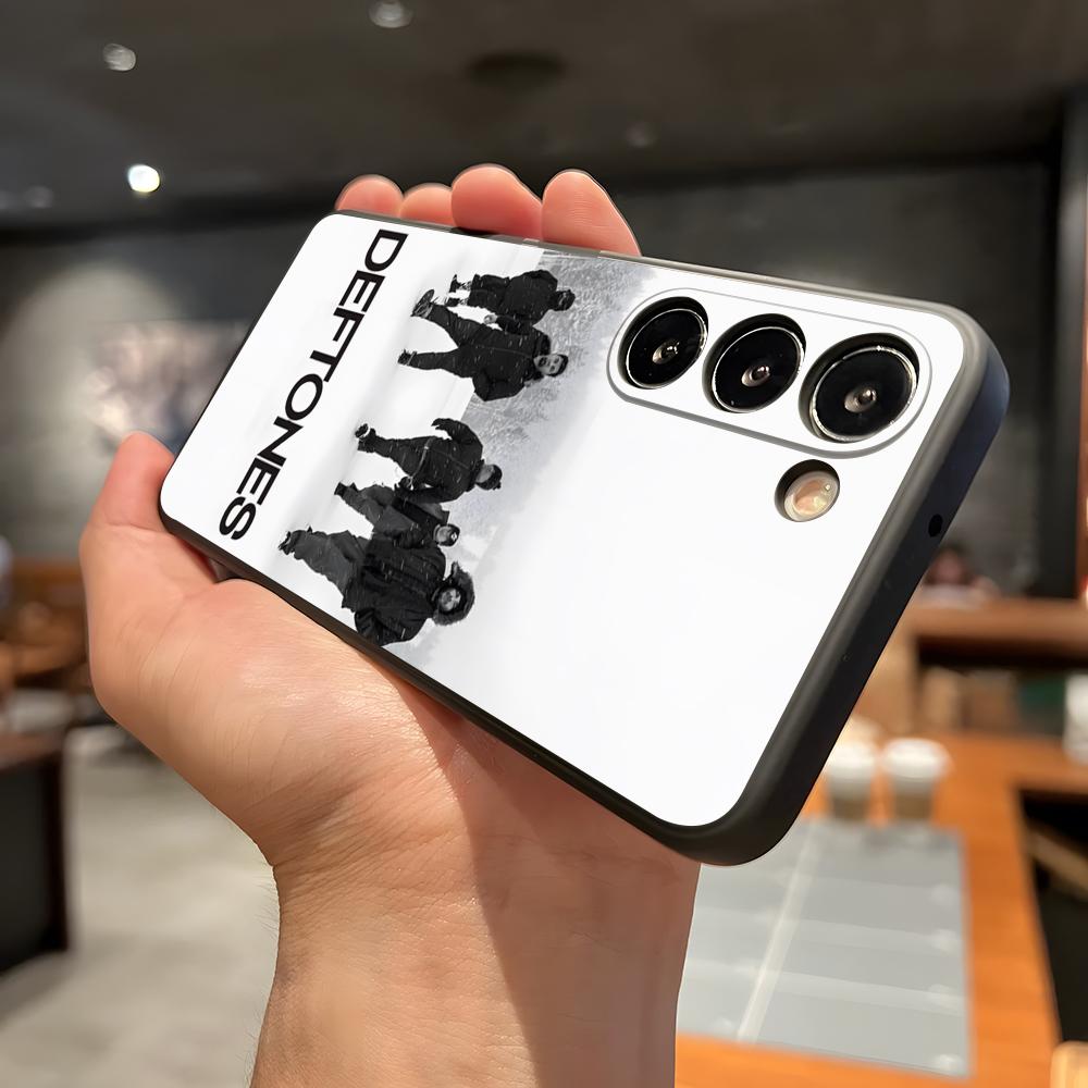 Band D-Deftones Phone Case For Samsung A56 A36 A26 A16 A15 A25 A35 A55 A14 A34 A24 A54 Black Soft Shell