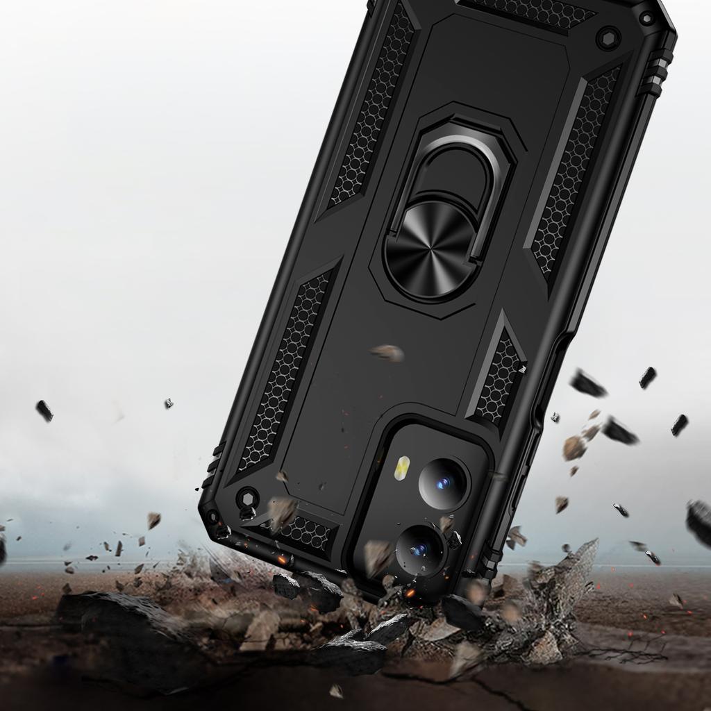 For Motorola Moto G Play 5G (2024) Case PC+TPU Anti-drop Phone Back Cover with Kickstand