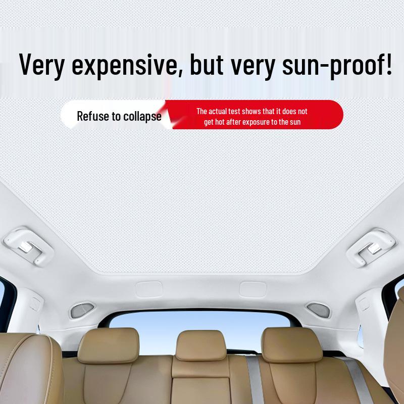 Static Sunshade for AITO M7 Sunroof: Heat Insulation, Sun Protection, Privacy, Light Blocking.