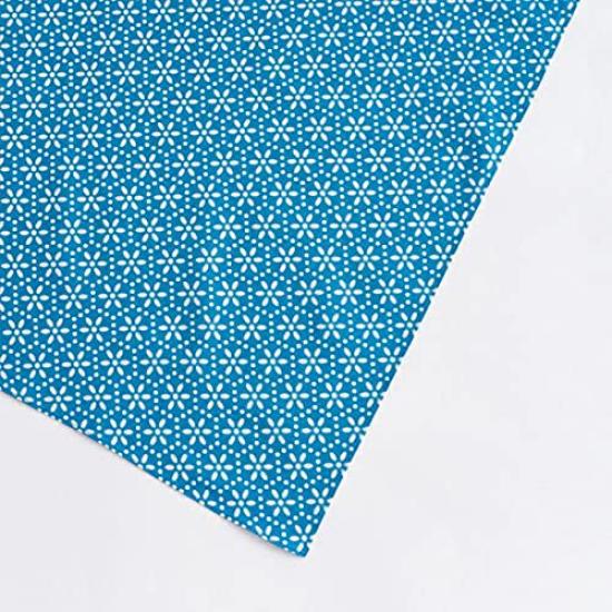 Kamawanu Patterned Furoshiki and Tortoise Shell Made In 72cm X Eco Furoshiki Perfect for Wrapping Sweets (Wrapping Cloth), Star, Flower, Design,