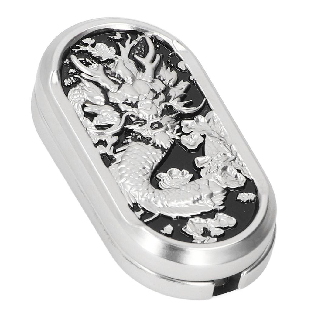 Slider de Carte à Pousser avec Motif Dragon Sculpté Magnétique Anti-Anxiété Anti-Stress Carte à Pousser pour Adulte